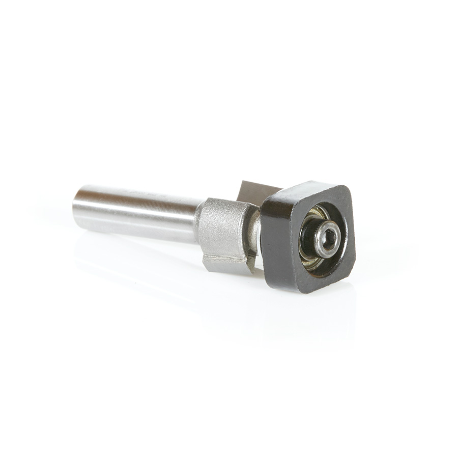 47147 Carbide Tipped Laminate Trimmer with Euro™ Square Bearing 1/2 Dia x 19/64 x 1/4 Inch Shank Router Bit