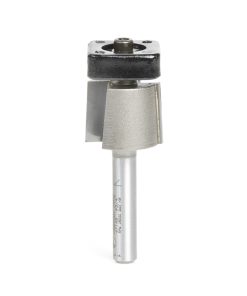 47148 Carbide Tipped Laminate Trimmer with Euro™ Square Bearing 3/4 Dia x 5/8 x 1/4 Inch Shank Router Bit