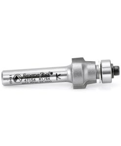 47154 Carbide Tipped No-File Trim .015 Radius x 1/2 Dia x 3/8 x 1/4 Inch Shank