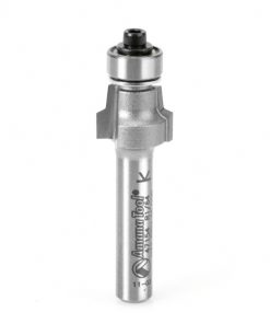 47154 Carbide Tipped No-File Trim .015 Radius x 1/2 Dia x 3/8 x 1/4 Inch Shank