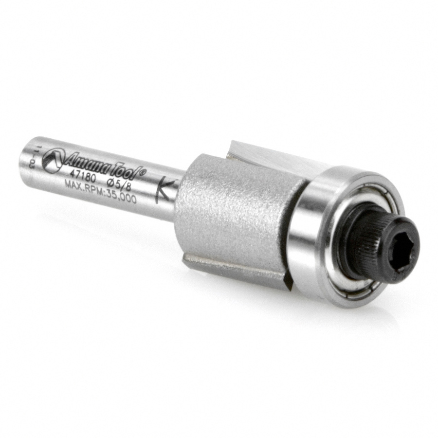 47180 Carbide Tipped Dynabit Laminate Trim Flush Helix 5/8 Dia x 5/8 x 1/4 Inch Shank