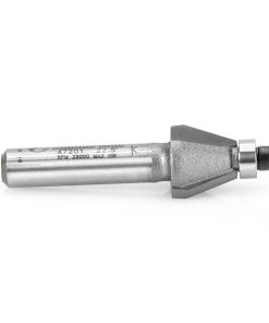 47201 Carbide Tipped Bevel Laminate Trim 22 Deg x 1/2 Dia x 5/16 x 1/4 Inch Shank with Ball Bearing