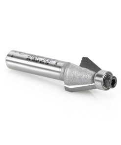 47201 Carbide Tipped Bevel Laminate Trim 22 Deg x 1/2 Dia x 5/16 x 1/4 Inch Shank with Ball Bearing