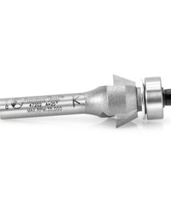 47202 Carbide Tipped Bevel Laminate Trim 25 Deg x 3/4 Dia x 1/4 x 1/4 Inch Shank with Ball Bearing