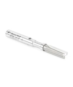 47224 Miniature Flush Trim Plunge Template 1/4 Dia x 3/4 x 1/4 Inch Shank Carbide Tipped Router Bit with Mini 1/4 Dia Upper Ball Bearing