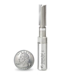 47226 Carbide Tipped Flush Trim Plunge Template 3/8 Dia x 1 x 1/2 Inch Shank w/ Upper Ball Bearing Router Bit