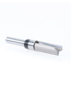 47227 Carbide Tipped Flush Trim Plunge Template 3/8 Dia x 1 x 1/4 Inch Shank with 2 Upper Ball Bearings