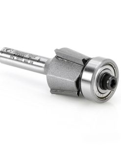 47302 Carbide Tipped Bevel Laminate Trim 7 Deg x 3/4 Dia x 7/16 x 1/4 Inch Shank with Ball Bearing 3-Flute