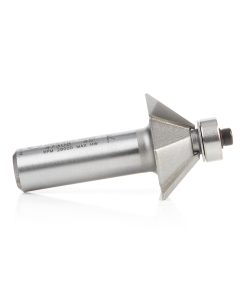 47308 Carbide Tipped Chamfer 45 Deg x 1-19/64 Dia x 7/16 x 1/2 Inch Shank with Ball Bearing 3-Flute