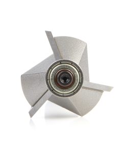 47308 Carbide Tipped Chamfer 45 Deg x 1-19/64 Dia x 7/16 x 1/2 Inch Shank with Ball Bearing 3-Flute