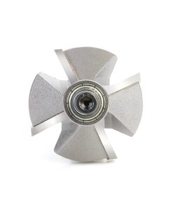 47309 Carbide Tipped Chamfer 45 Deg x 1-3/4 Dia x 3/4 x 1/2 Inch Shank with Ball Bearing 4-Flute