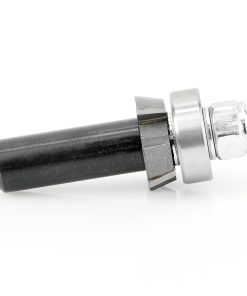 47406 Carbide Tipped 4 Wing Single Bevel Trim Cutter Assembly 15 Deg x 1 Inch Dia x 1/4 x 1/2 Shank