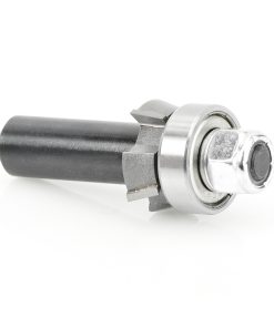 47406 Carbide Tipped 4 Wing Single Bevel Trim Cutter Assembly 15 Deg x 1 Inch Dia x 1/4 x 1/2 Shank