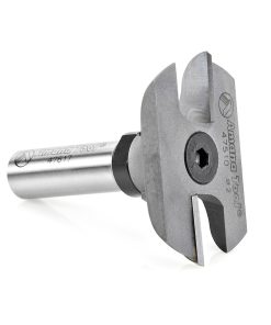 47511 Carbide Tipped Cope Cutter with Stub Spindle - 11/32 Radius x 2 Inch Dia x 11/16 x 1/2 Shank for 1-3/4 Material