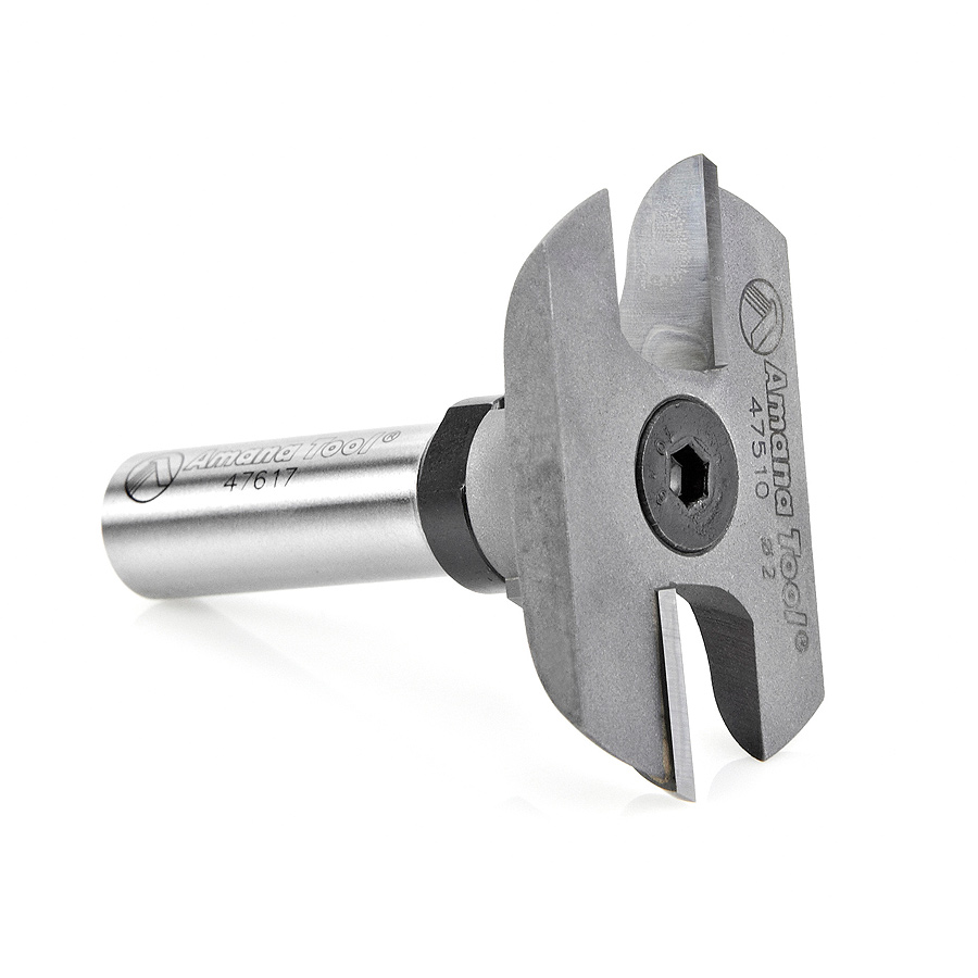 47511 Carbide Tipped Cope Cutter with Stub Spindle - 11/32 Radius x 2 Inch Dia x 11/16 x 1/2 Shank for 1-3/4 Material