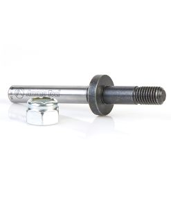 47610 Router Arbor with Hex Nuts and Washers 1/4-28 NF Dia x 7/8 Height x 1/4 Inch Shank