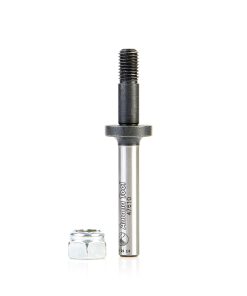 47610 Router Arbor with Hex Nuts and Washers 1/4-28 NF Dia x 7/8 Height x 1/4 Inch Shank