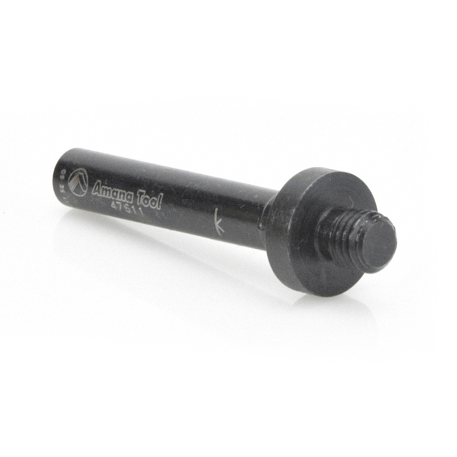 47611 Threaded Arbor for Screw Type Mortising Cutters 1/4-28 NF Dia x 1/4 Height x 1/4 Inch Shank
