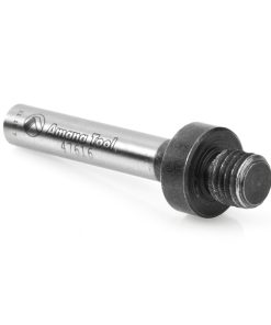 47616 Threaded Arbors for Screw Type Mortising Cutters 5/16-24 NF Dia x 1/4 Height x 1/4 Inch Shank