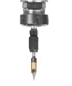 47640 1/2 Inch Shank CNC Extension Adapter for 1/4 Inch Shank Router Bits
