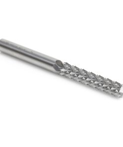 48014 Solid Carbide Medium Burr with End Mill Point Fiberglass and Composite Cutting 1/4 Dia x 1-1/2 x 1/4 Shank Router Bit