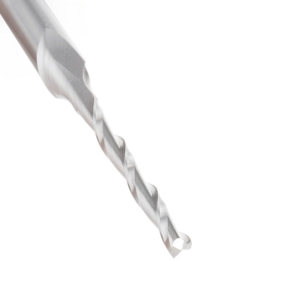 48442 Solid Carbide CNC Foam Cutting Up-Cut Square End Spiral 3mm Dia x 28mm x 6mm Shank x 64mm Long Router Bit