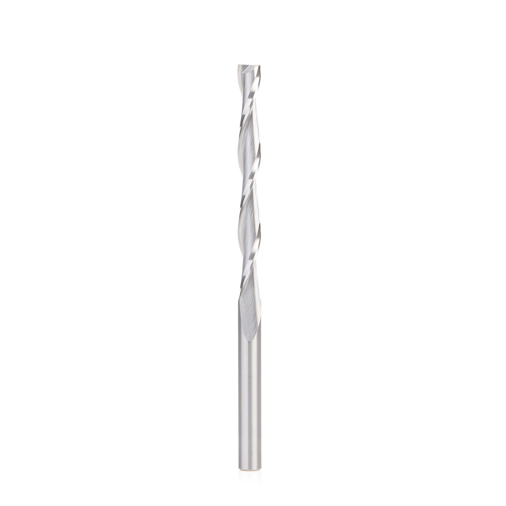 48444 Solid Carbide CNC Foam Cutting Up-Cut Square End Spiral 6mm Dia x 57mm x 6mm Shank x 100mm Long Router Bit