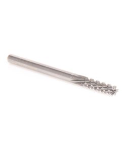48450 Solid Carbide CNC Spiral Carbon Graphite & Carbon Fiber Panel Cutting 3mm Dia x 13mm x 3mm Shank x 50mm Long Down-Cut Router Bit