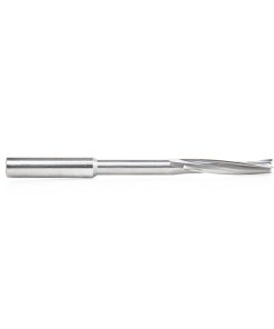 48460 Solid Carbide CNC Foam Cutting Up-Cut Square End 3 Flute Spiral 3/16 Dia x 1 x 1/4 Shank x 3 Inch Long Router Bit with Reduced Shank