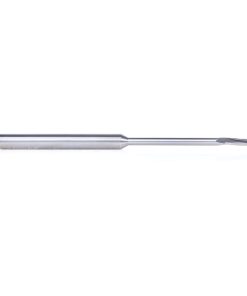 48461 Solid Carbide CNC Foam Cutting Up-Cut Square End 3 Flute Spiral 1/8 Dia x 1/2 x 1/4 Shank x 4 Inch Long Router Bit with Extra-Long Reduced Shank