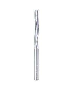 48462 Solid Carbide CNC Foam Cutting Up-Cut Square End 3 Flute Spiral 1/4 Dia x 2 x 1/4 Shank x 4 Inch Long Router Bit