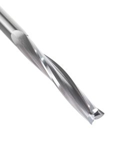 48462 Solid Carbide CNC Foam Cutting Up-Cut Square End 3 Flute Spiral 1/4 Dia x 2 x 1/4 Shank x 4 Inch Long Router Bit