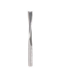 48468 Solid Carbide CNC Foam Cutting Up-Cut Square End Spiral 1/4 Dia x 1-1/2 x 1/4 Shank x 3 Inch Long Router Bit with Slow Helix