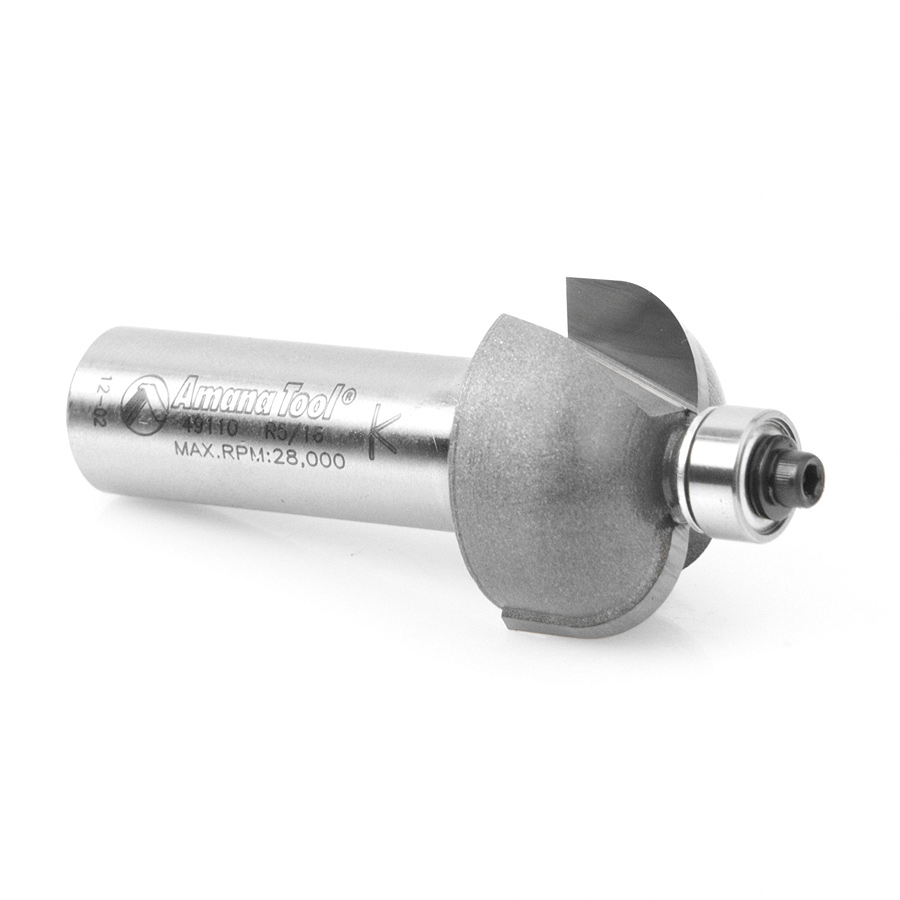 49110 Carbide Tipped Cove 5/16 Radius x 1 Inch Dia x 9/16 x 1/2 Shank