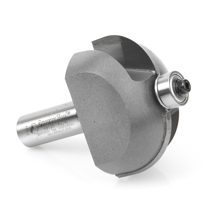 49120 Carbide Tipped Cove 3/4 Radius x 2 Inch Dia x1 x 1/2 Shank