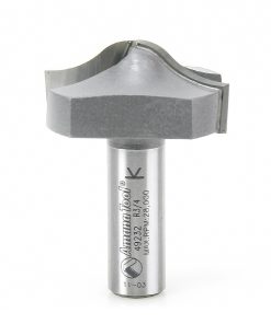 49232 Carbide Tipped Plunge Raised Ogee 3/8 Radius x 1-5/8 Dia x 23/32 x 1/2 Inch Shank