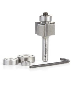 49347 Multi-Rabbet Four Different Rabbet Depths 7/8 Dia x 1/2 x 1/4 Inch Shank 3 Flute Router Bit