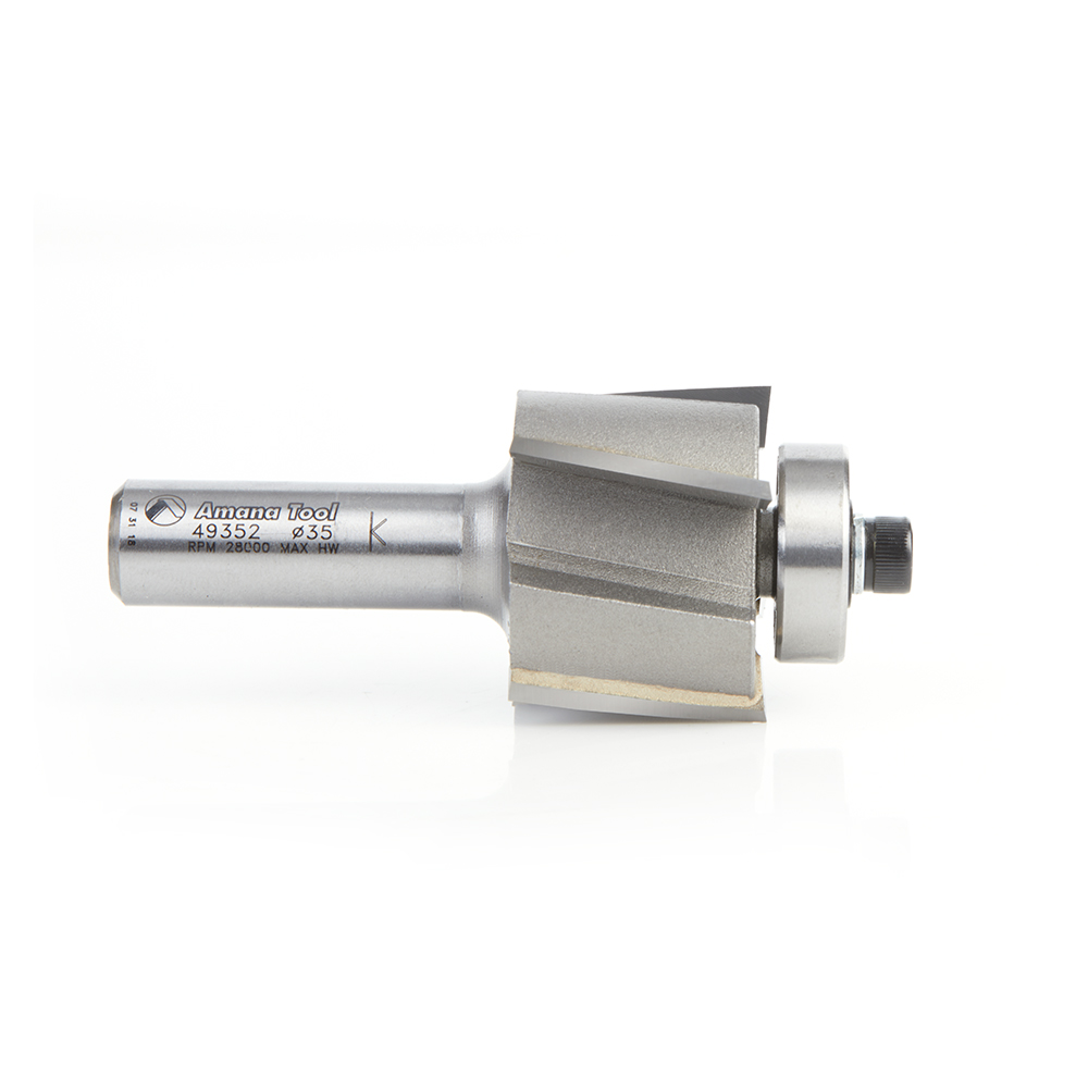 49352 Multi-Rabbet Five Different Rabbet Depths 1-3/8 Dia x 1 x 1/2 Inch Shank 4 Flute Router Bit