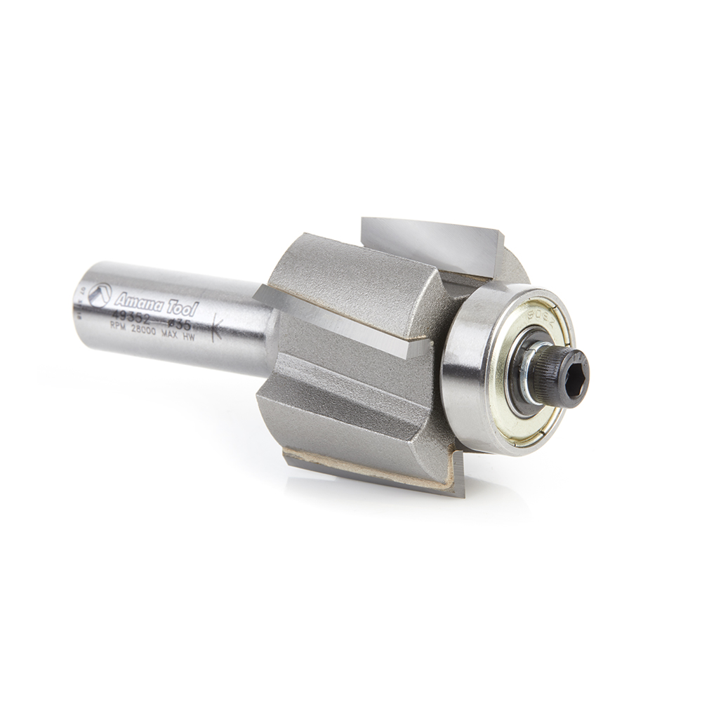 49352 Multi-Rabbet Five Different Rabbet Depths 1-3/8 Dia x 1 x 1/2 Inch Shank 4 Flute Router Bit