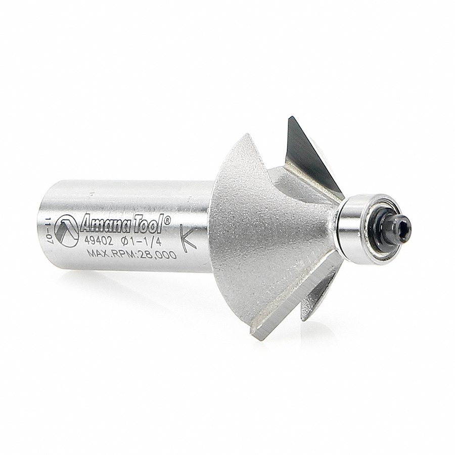 49402 Carbide Tipped Chamfer 45 Degree x 1-1/4 Dia x 1/2 x 1/2 Inch Shank