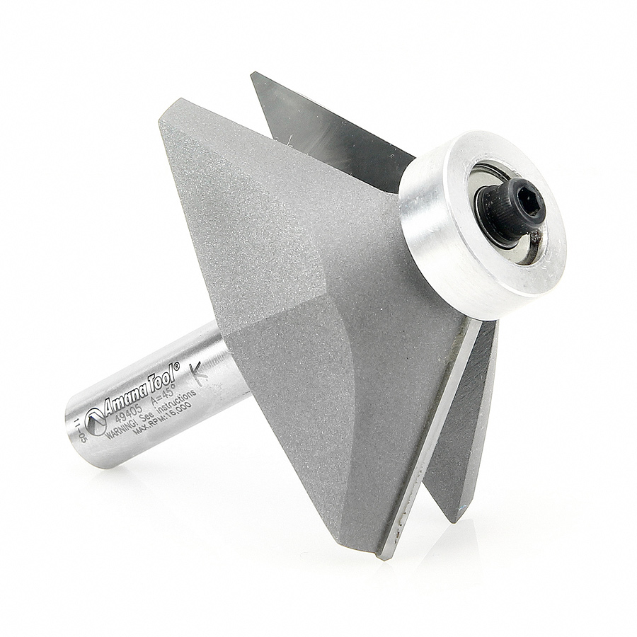 49405 Carbide Tipped Chamfer 45 Degree x 3 Inch Dia x 1-1/16 Inch x 1/2 Shank