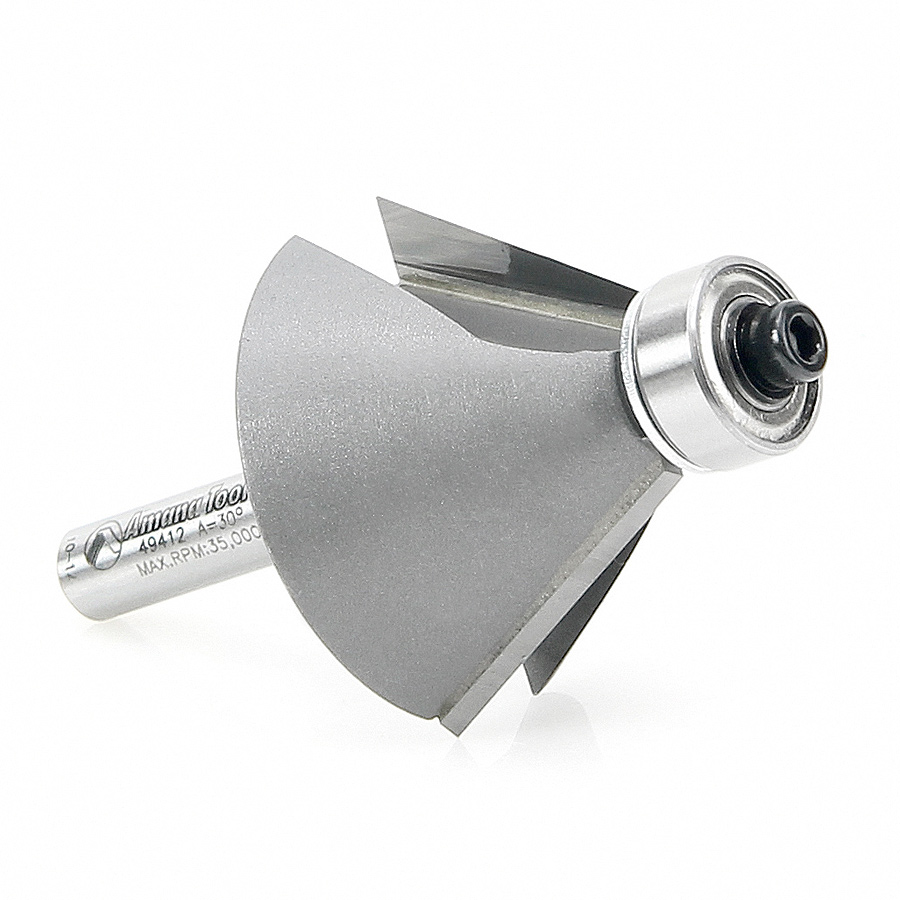 49412 Carbide Tipped Chamfer 30 Degree x 1-3/8 Dia x 13/16 x 1/4 Inch Shank
