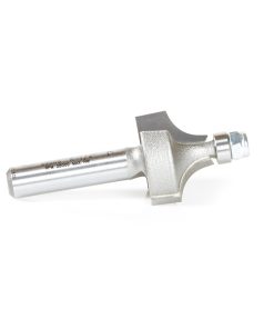 49505 Carbide Tipped Corner Round 1/4 Radius x 3/4 Dia x 1/2 x 1/4 Inch Shank w/ 1/4 Lower Ball Bearing Router Bit