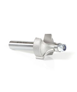 49505 Carbide Tipped Corner Round 1/4 Radius x 3/4 Dia x 1/2 x 1/4 Inch Shank w/ 1/4 Lower Ball Bearing Router Bit