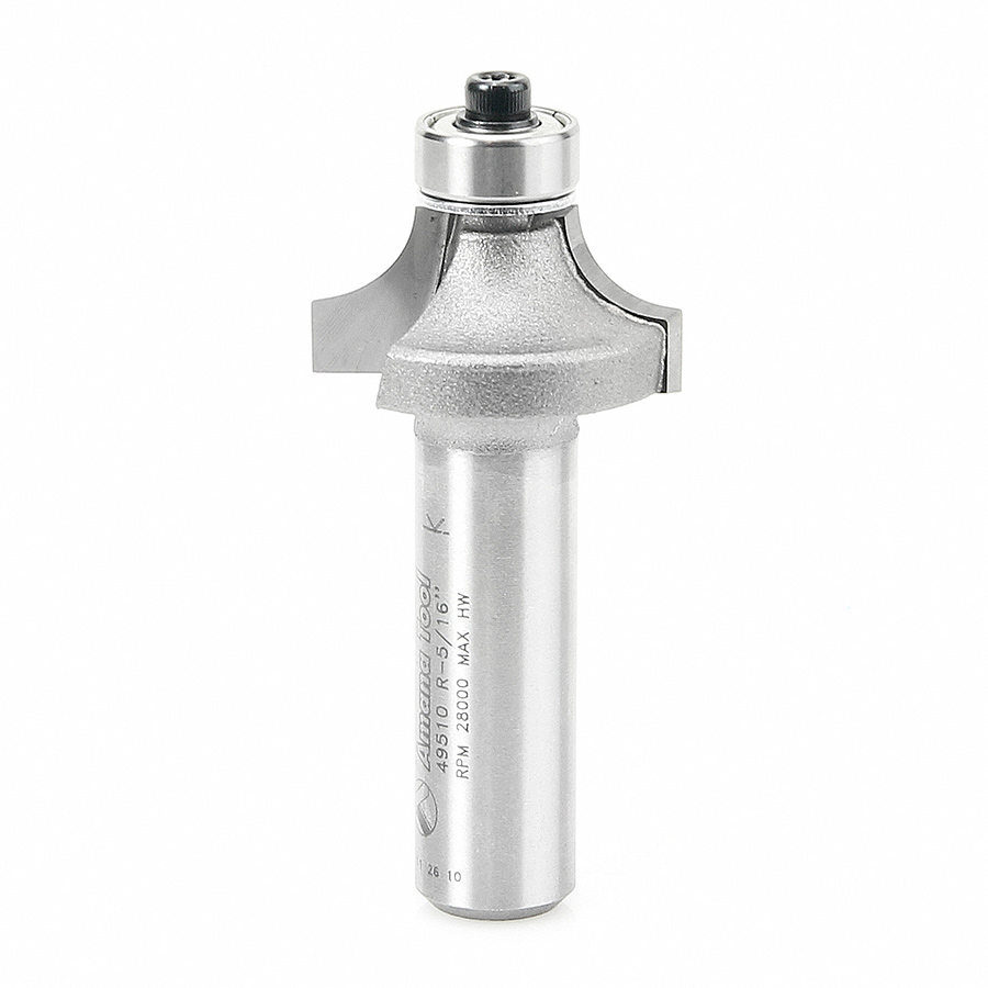 49510 Carbide Tipped Corner Round 5/16 Radius x 1-1/8 Dia x 1/2 x 1/2 Inch Shank