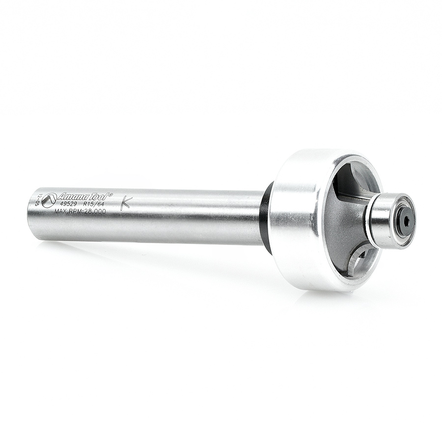 49529 Carbide Tipped Corner Round 3D 1-1/4 Dia x 15/64 Radius x 1/4 x 1/2 Inch Shank