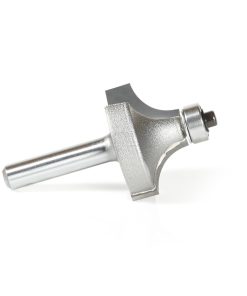 49531 Carbide Tipped Corner Round 3/8 Radius x 1-1/8 Dia x 5/8 x 1/4 Inch Shank w/ 3/8 Lower Ball Bearing Router Bit