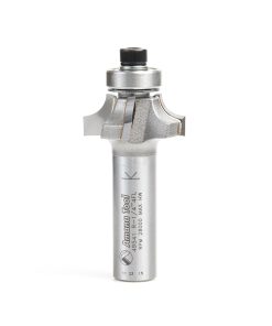 49541 Carbide Tipped 4 Flute Corner Rounding/Beading 1/4 Radius x 1-1/8 Dia x 7/16 x 1/2 Inch Shank