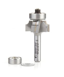 49544 Carbide Tipped 4 Flute Corner Rounding/Beading 1/8 Radius x 7/8 Dia x 7/16 x 1/4 Inch Shank