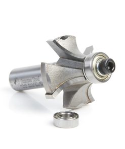 49545 Carbide Tipped 4 Flute Corner Rounding/Beading 1/2 Radius x 1-5/8 Dia x 11/16 x 1/2 Inch Shank